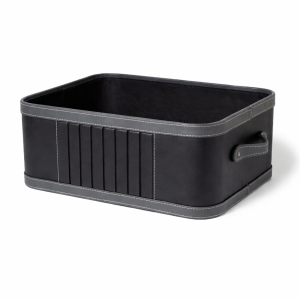 Leather Basket