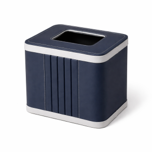 Leather Waste Bin 