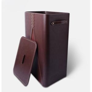 Stud Design – Leather Laundry Basket