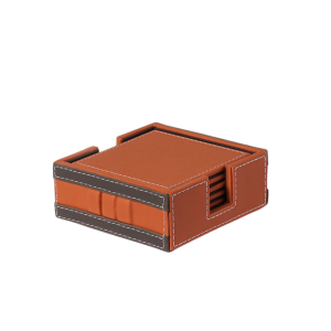 Floating Design - Leather Coasters 