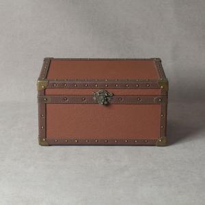 Classic Leather Vintage Trunk Set