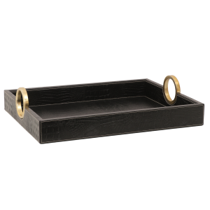 Black Ring Design Tray 