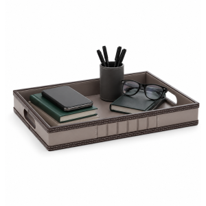 Floating Small Leather Tray 