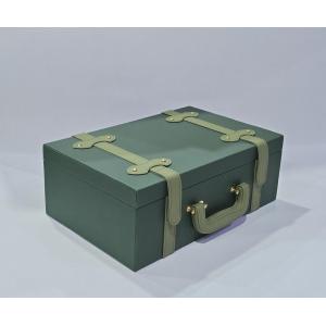 Classic Leather Vintage Trunk Box 