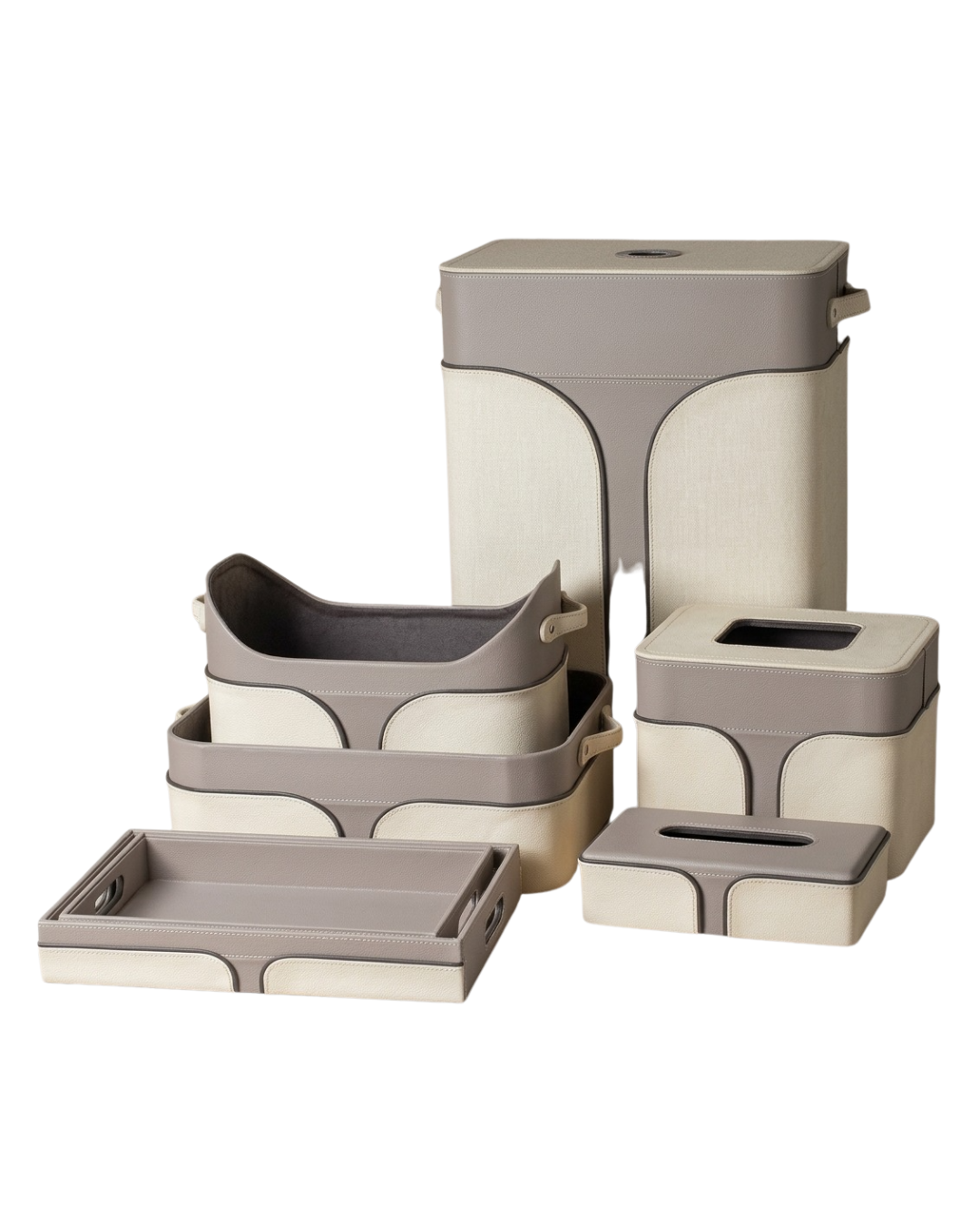 Collar Design - Laundry Basket Set