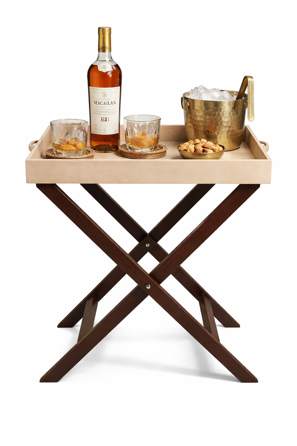 Modern Butler Tray Stand