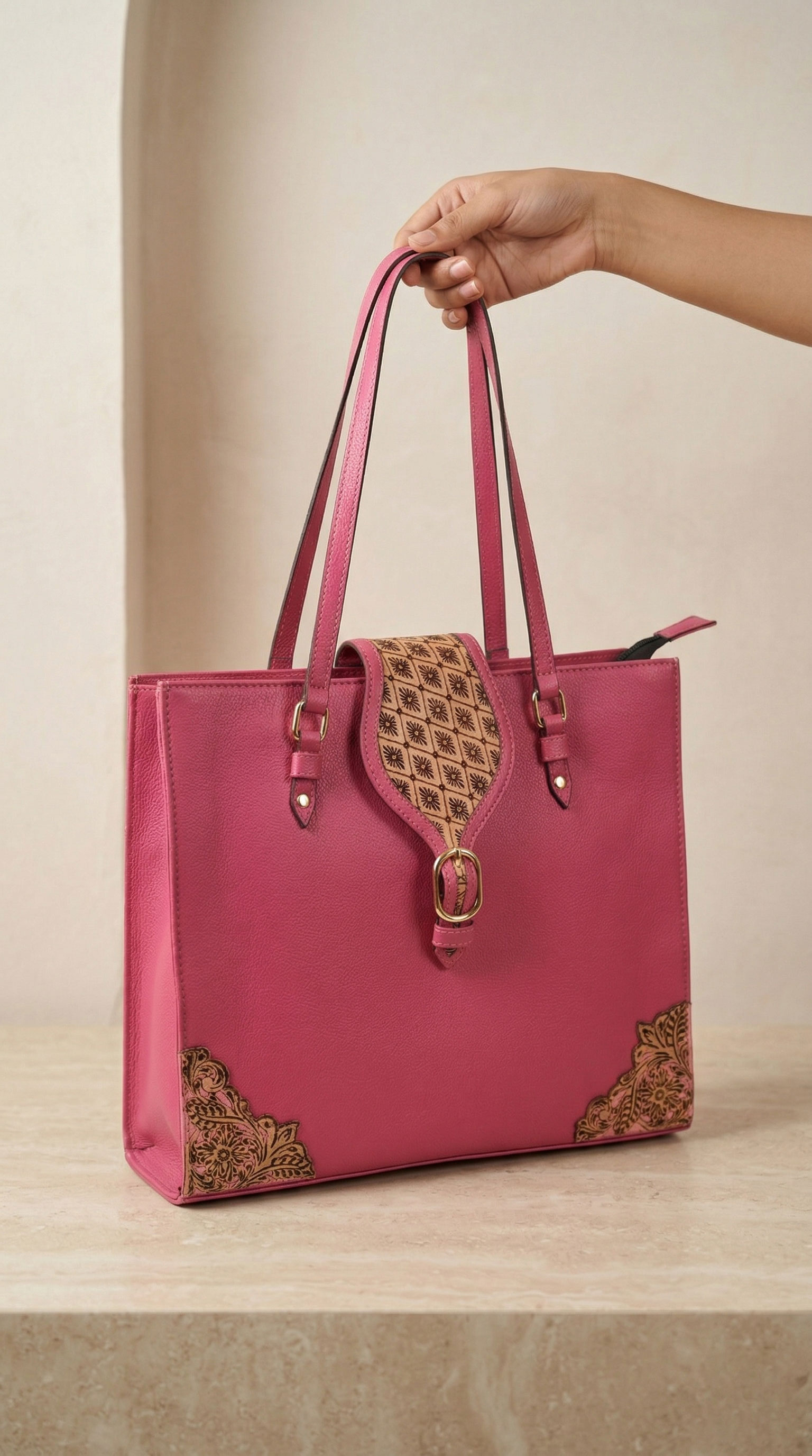 Ladies Premium Leather Hand Bag