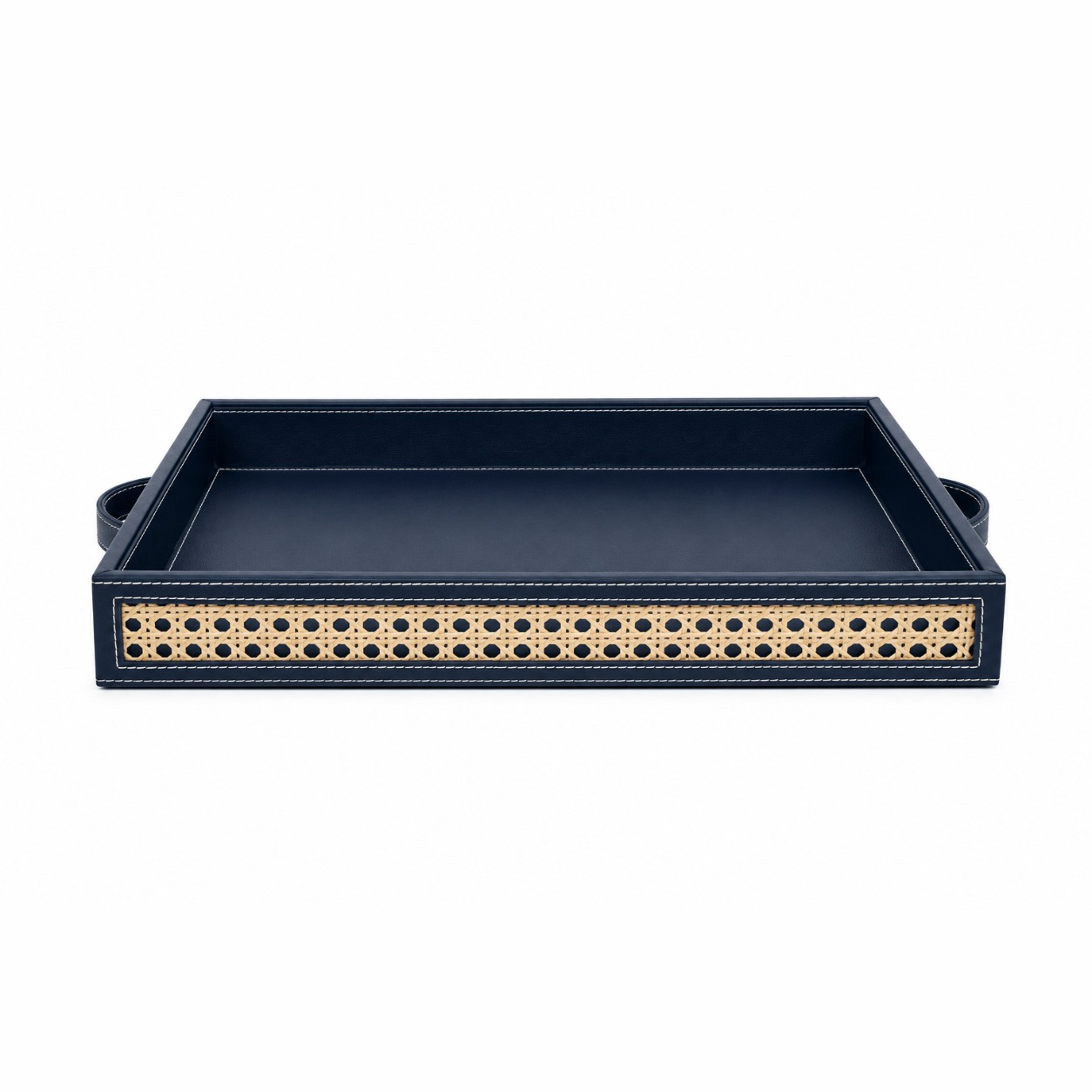 Cane Design - Leather Tray