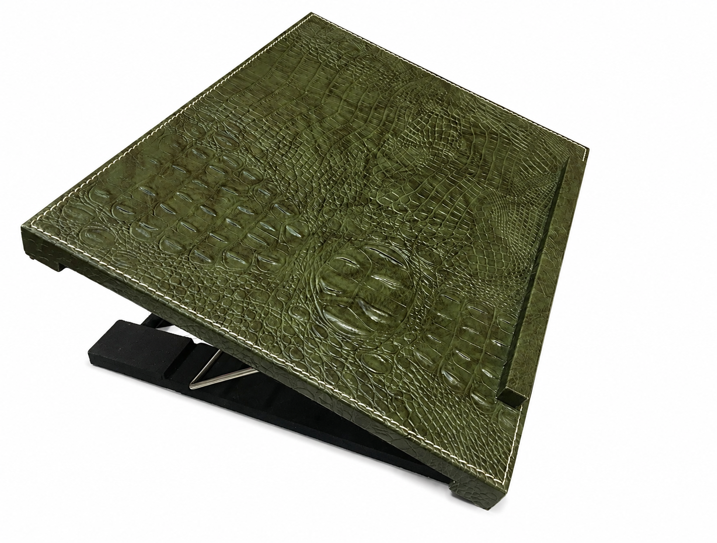 Green Croko Laptop stand 