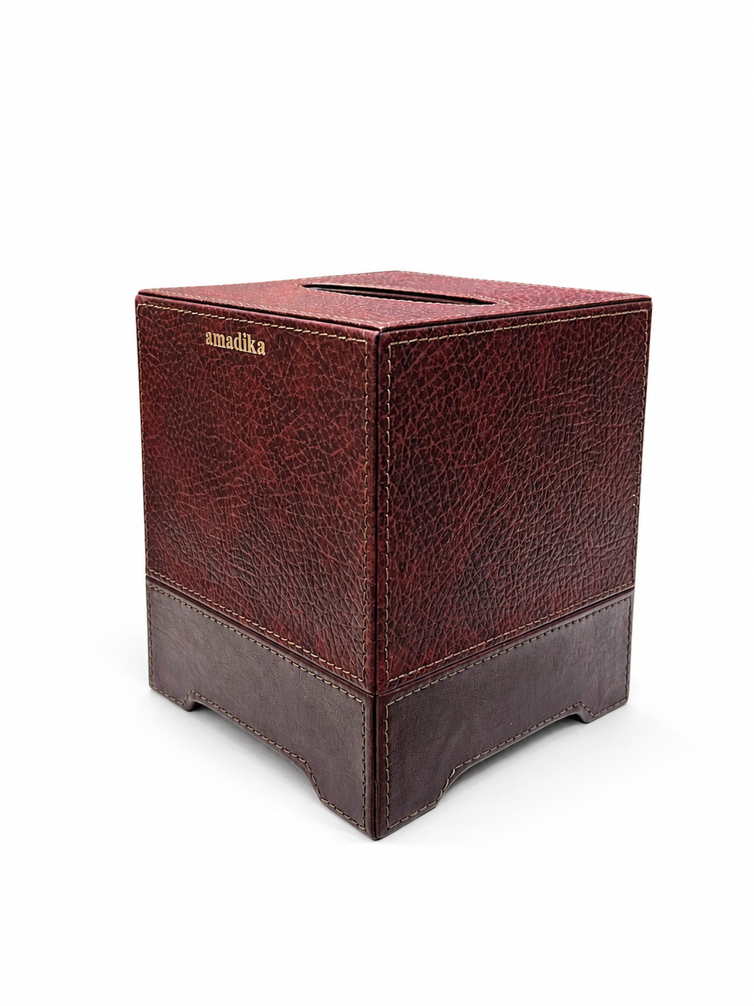 Premium Crocodile Leather Tissue Box